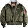 Winter Jacket Alpha Industries MA-1 D-Tec Hood Bomber Jacket (183110) Rep.gray (183110-257)