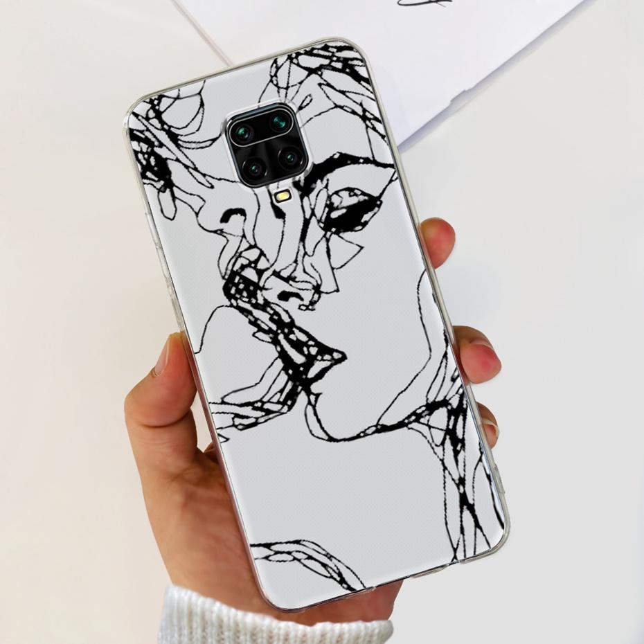 For Xiaomi Redmi Note 9s Phone Case Cool Fashion Design Soft Silicone TPU Back Cover For Redmi Note 9 Pro Max Note9s 9Pro Bumper