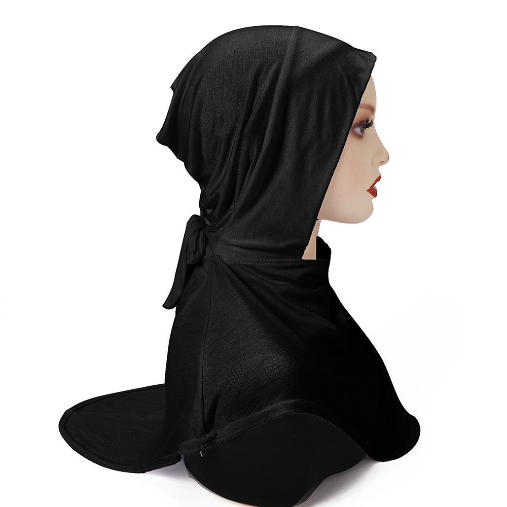 20252025 new headscarf, modal cotton strap elastic bottom hat, scarf