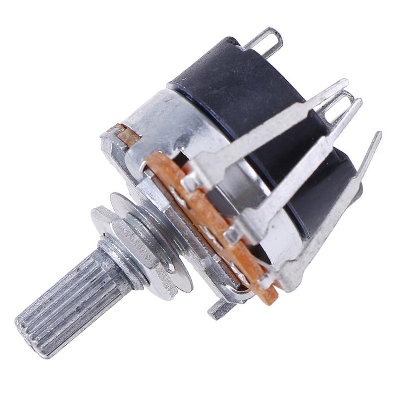 Buy 5Pcs Switch Carbon Potentiometer B500K Wh138-4 Ohm Single Linear ...