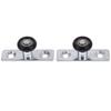 1/2Pcs Positioning Pulley Folding Door Accessories Bottom Guide Wheel Ultra-Smooth Silencing Nylon Pulley Fixed Wheel