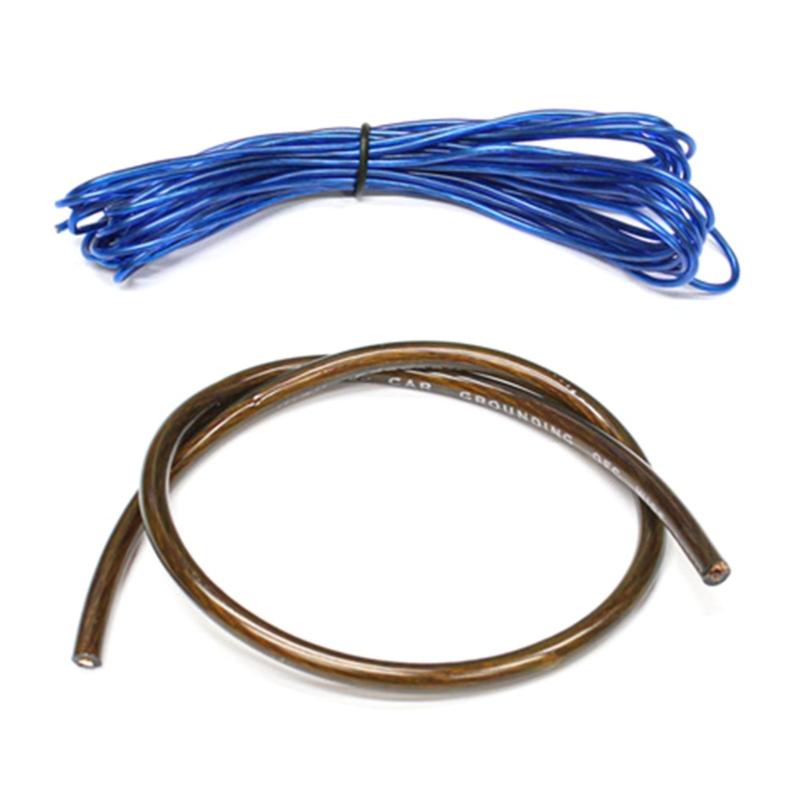 Modification Accessories Subwoofer Amplifier Wiring Fuses Holder Car Speakers Wiring Kit 8GA 60AMP Car Amplifier Cable