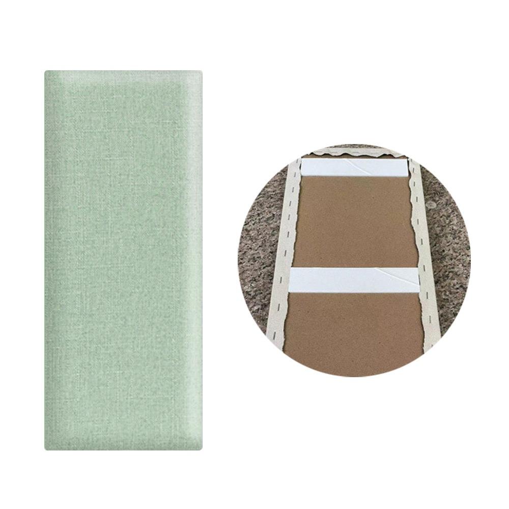 Soft Material Imitation Linen Soft Bag Self-adhesive Design Self-adhesive Headboards  Home Decor
