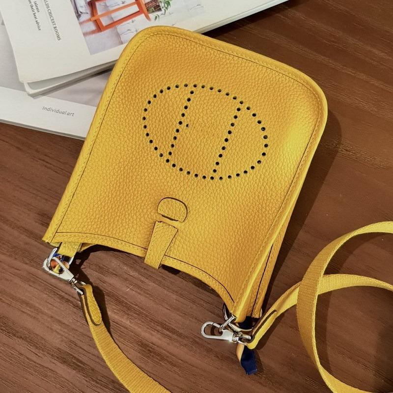 New Casual Bag Leather First Layer Cowhide Small Square Bag Tote Bag Portable Shoulder Messenger Women's Bag