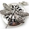 Vintage Dragonfly Chain Openable Pendant Necklace Valentine's Day Unique Gift Perfect Accessory for Women New Year's Gift