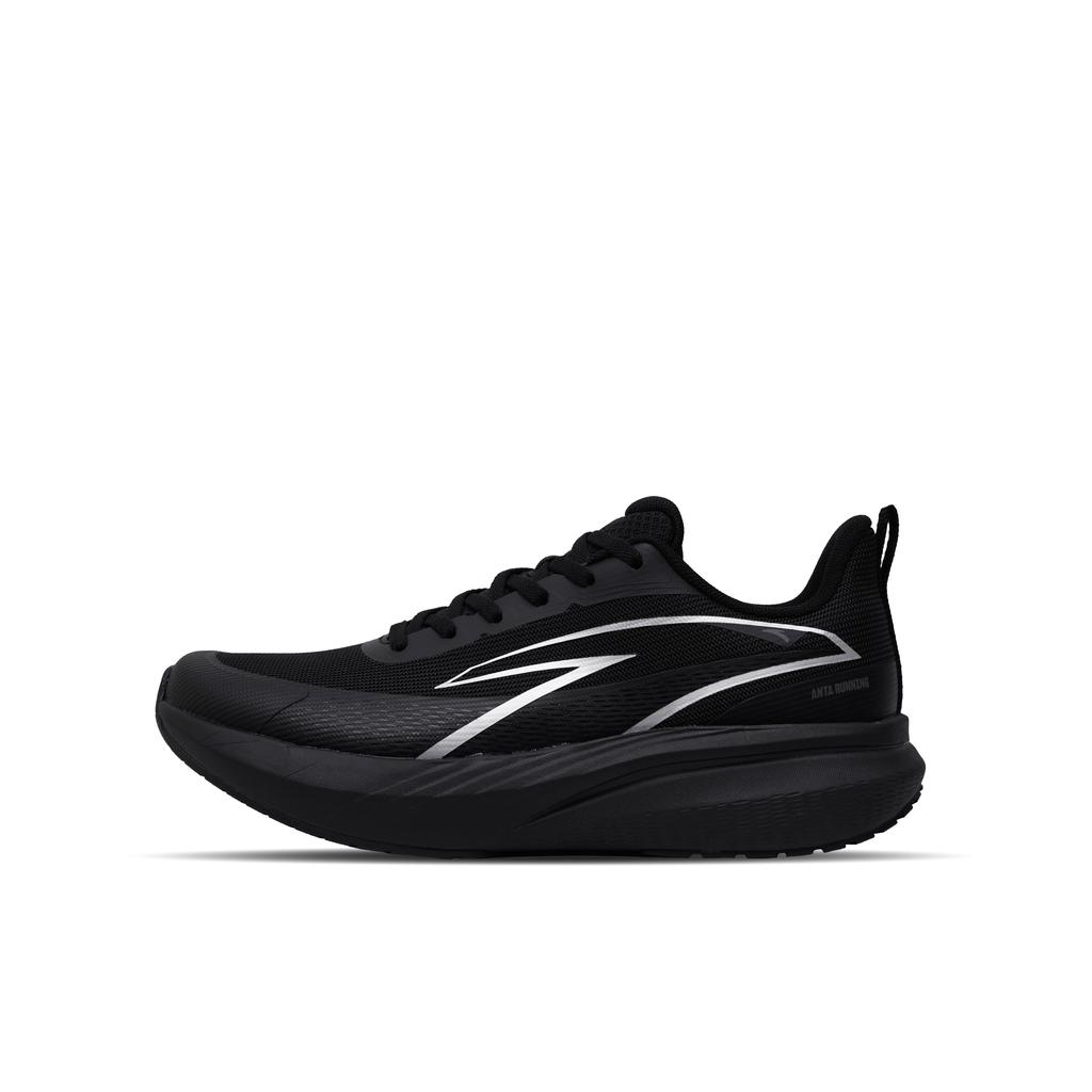 Anta Yunzong Pro Fashion Comfortable Simple Breathable Durable Low-Top Casual Running Shoes Men sneaker Basic-Black Metallic-Titanium 112545522R-1