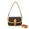 Shoulder Bag For Women, Fashionable And Versatile, Contrasting Color Bag For Women, Retro Printed Armpit Bag, High-end Presbyopic Commuter Bag