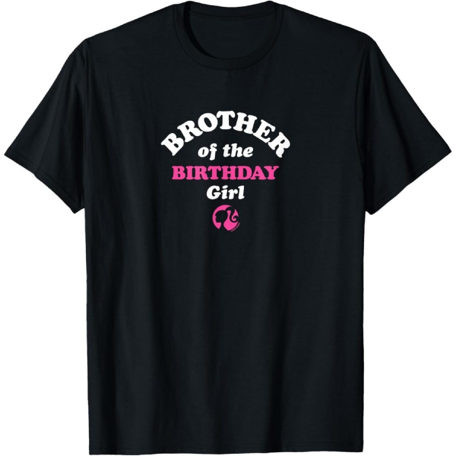 Barbie - Brother Of The Birthday Girl T-Shirt S чёрный