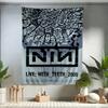 Tapestry Art Cartoon Nine Inch Nails Fantascienza Stanza Arredamento Casa Appeso a Parete Fogli