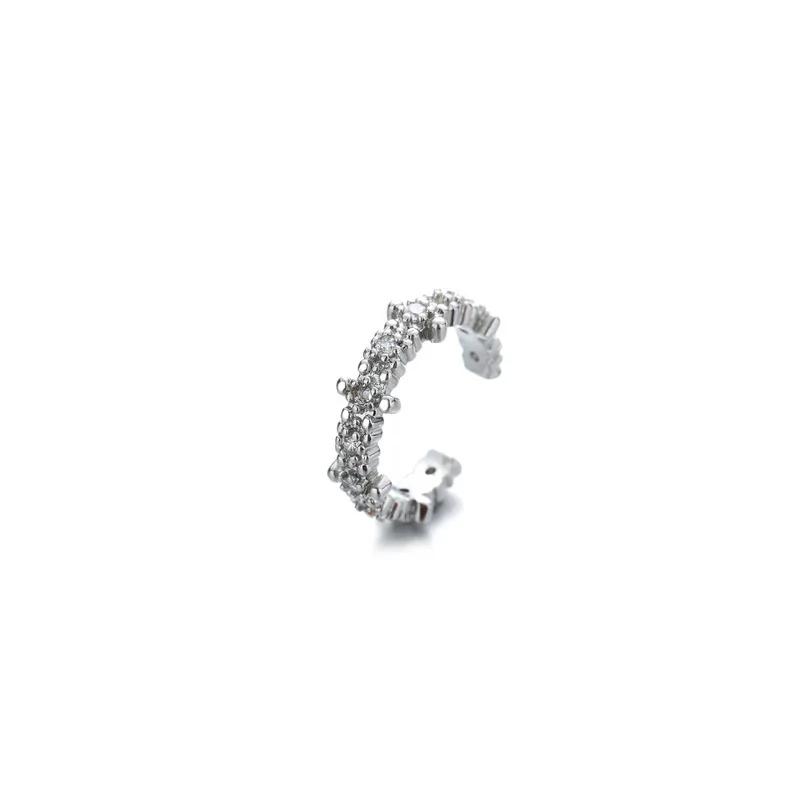 1 pcs Charming Line Zircon Clip On Earrings Ear Cuff Without Piercing Earrings Jewelry