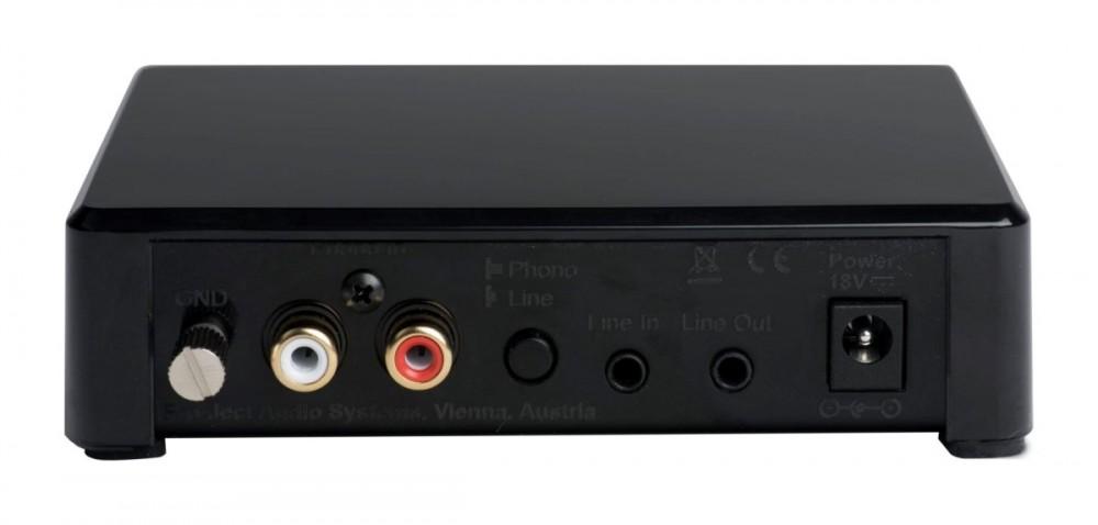 Pro-Ject Phono Box E BT 5 Black - Phono Preamplifier with Bluetooth Transmitter, Black, Pro-Ject