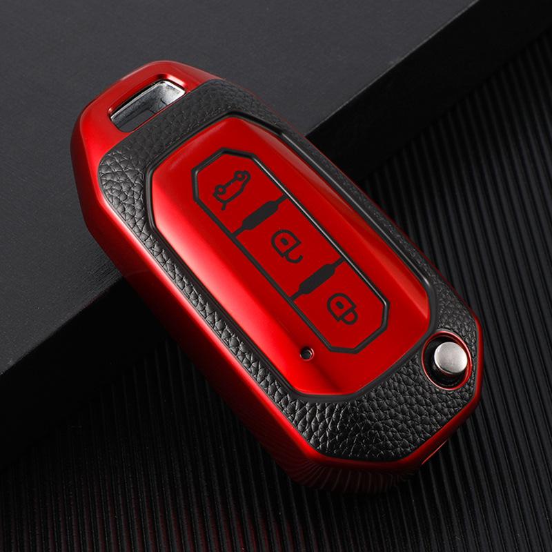 Ford Territory Car Key Cover - Snap Button Protective Shell for Yusheng S350, Men and Women