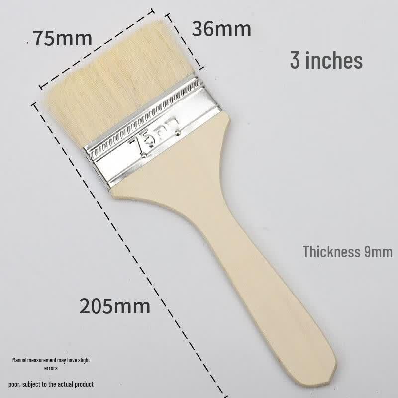 FengZhi 3-inch Wool Paint Brush Set