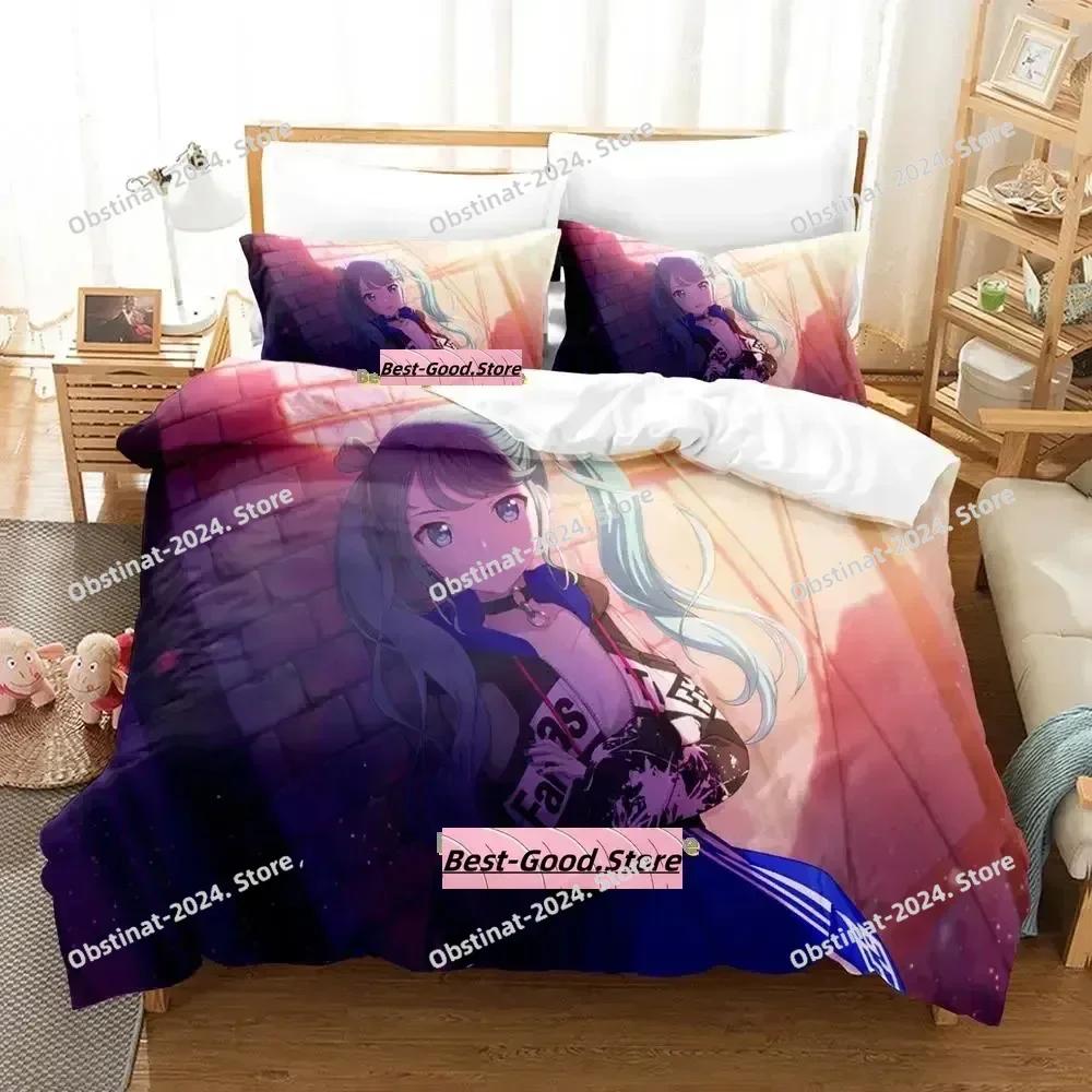 Kawaii Ichika Hoshino Sängkläder Set Enkelt Twin Full Queen King Size Sängset Vuxen Barn Sovrum Påslakan Set Tryck Anime Tjejer