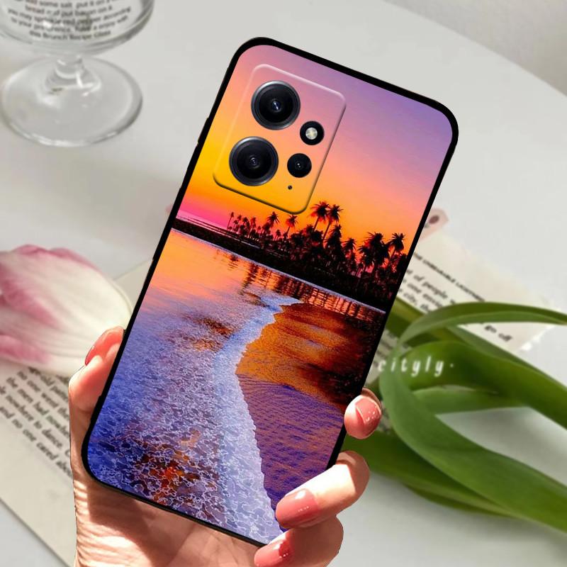 For Xiaomi Redmi Note 12 4G Case Cover Shockproof Silicone TPU Phone Back Cover for Xiaomi Redmi Note 12 Pro 5G 4G Fundas Note12