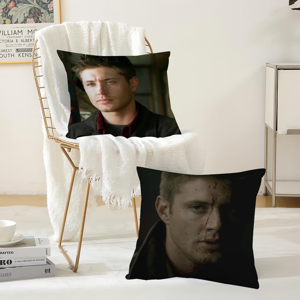 Movie Role D-Dean W-Winchester Pillow Case Office Cushions Suitable For Sofa Car Bedroom Decorative Cushion Cover
