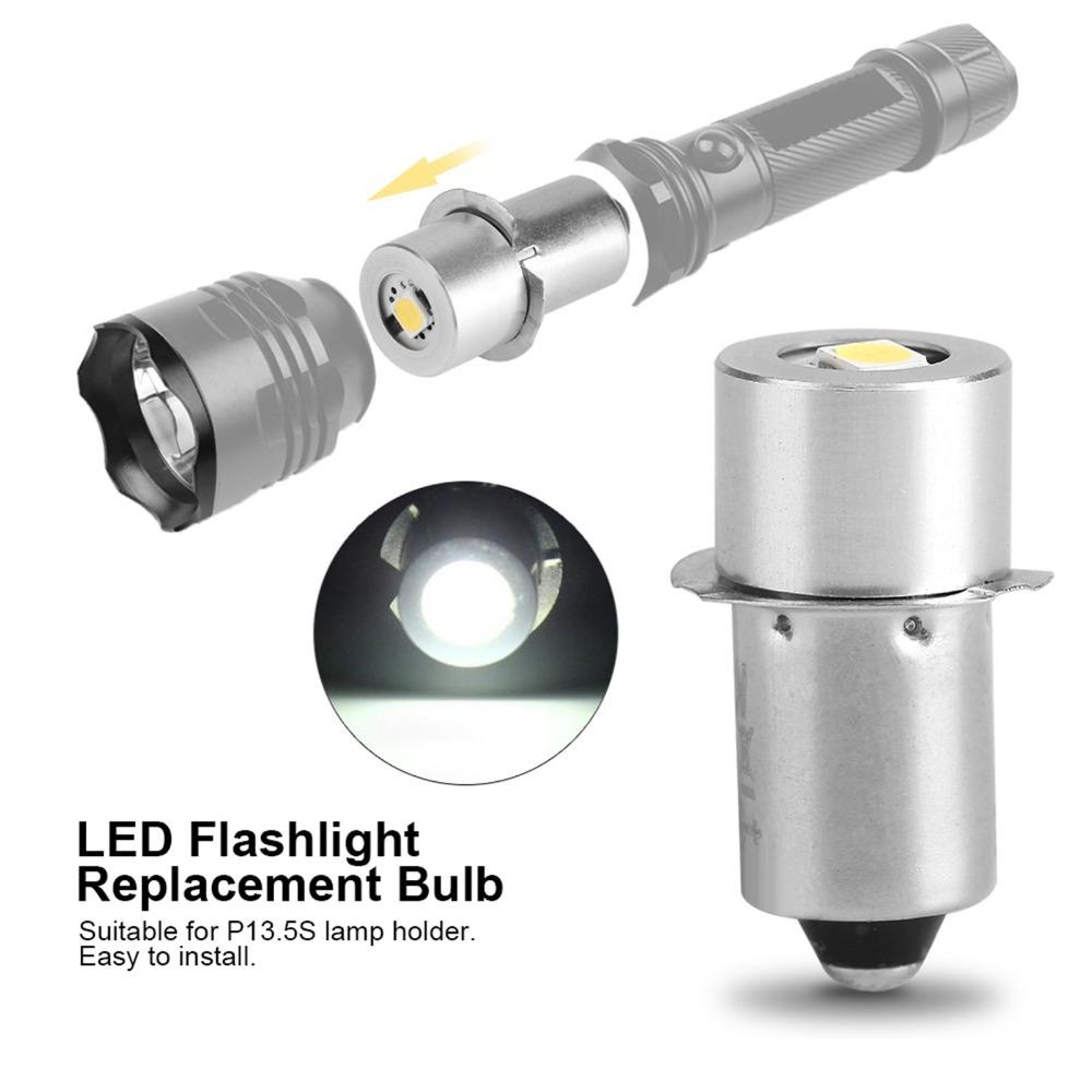 1W P13.5S Bulb 3V/4.5V/6V/9V Torch Lamp Easy LED Flashlight Replacement Bulb Emergency Work