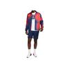 Nike Stand Collar Camouflage Loose Short Sleeve Jacket Men Jackets Blue DV4717-410