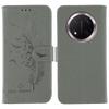 Phone Case For Honor Magic7 Lite 5G/X60 Pro 5G/X9c 5G Feather Imprint PU Leather Wallet Cover