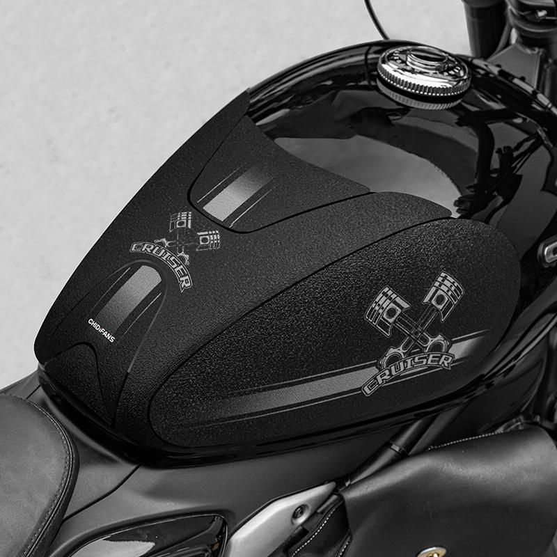 For CFMOTO 450CLC Motorcycle Fuel Tank Protection Decoration Pad Stickers Kits Of Bike Abrasion Resistant Decals