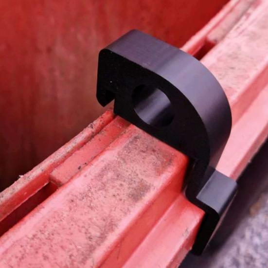 2Pcs Trash Can Ventilation Clip Kitchen Waste Prevents Lid Damage Odor Easy Snap-On Installation Trash Can Lid Buffer