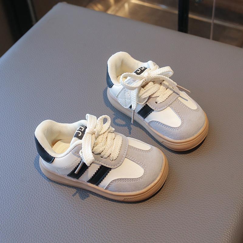 

Детские весенне-осенние классические немецкие тренировочные туфли 2025 Новые детские повседневные кеды на мягкой подошве, мужские туфли для отдыха, кроссовки 19