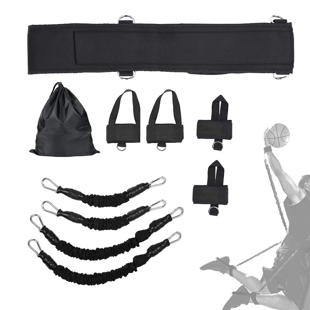 Adjustable Waist Strap 140lbs Home Fighting Jump Resistance Training Device Boxing Resistance Bands Set