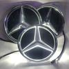 Vwnct1 New 2025 Car Front Grill Logo Light Mirror Face LED Badge Emblem Luminous Decorative Light For Mercedes Benz W205 W218 W207 W176
