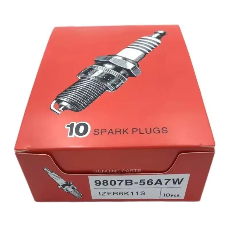 4/6PCS 9807B-56A7W IZFR6K13 Iridium Spark Plug For Honda 2007-2013 Accord 2003-2007 CRV 2006 9807B 56A7W 9807B56A7W 4pcs