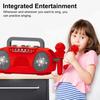 Yousheng Kids Singing Machine Toy with Microphone LED Light Toddlers Boys Girls Multi-functional Mini Karaoke Machine Music Player Toy