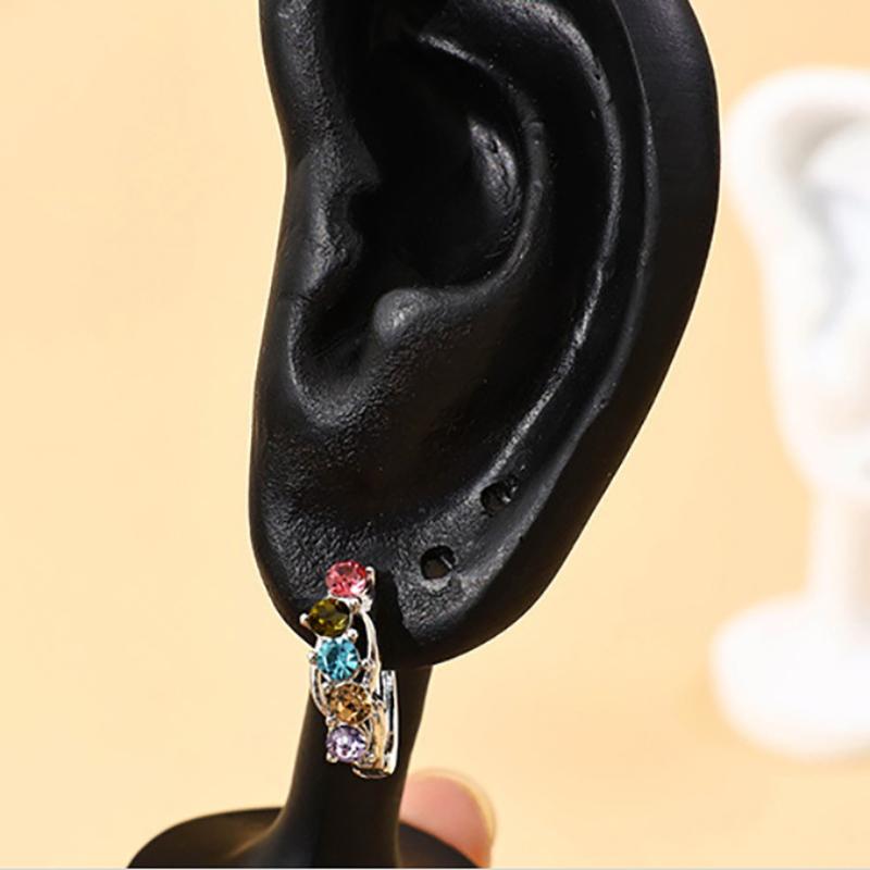 Resin Portable Earring Display Stand Jewelry Rack Ear Shaped Ear Studs Organizer Holder Rack For Earrings Earrings Display Tool