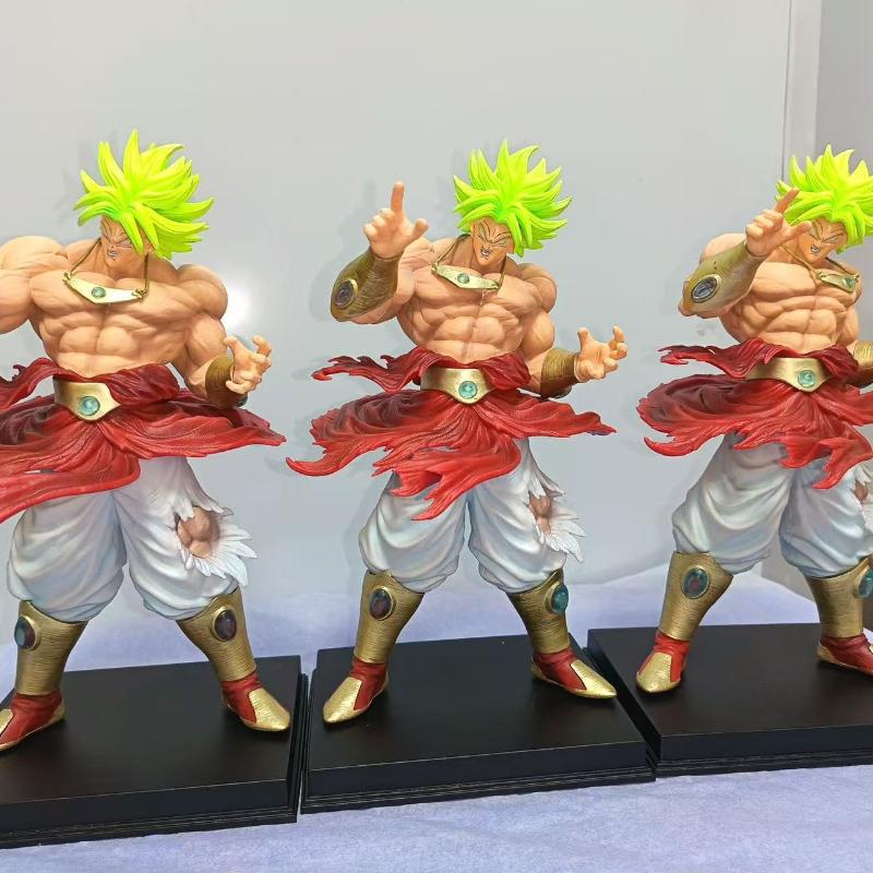 CK&Jt Statue Dragon Ball Z Broly Figure Ssj3 Broly Super Saiyan PVC Action Figures 27cm/19.69inch Collection Mode Toys Gifts