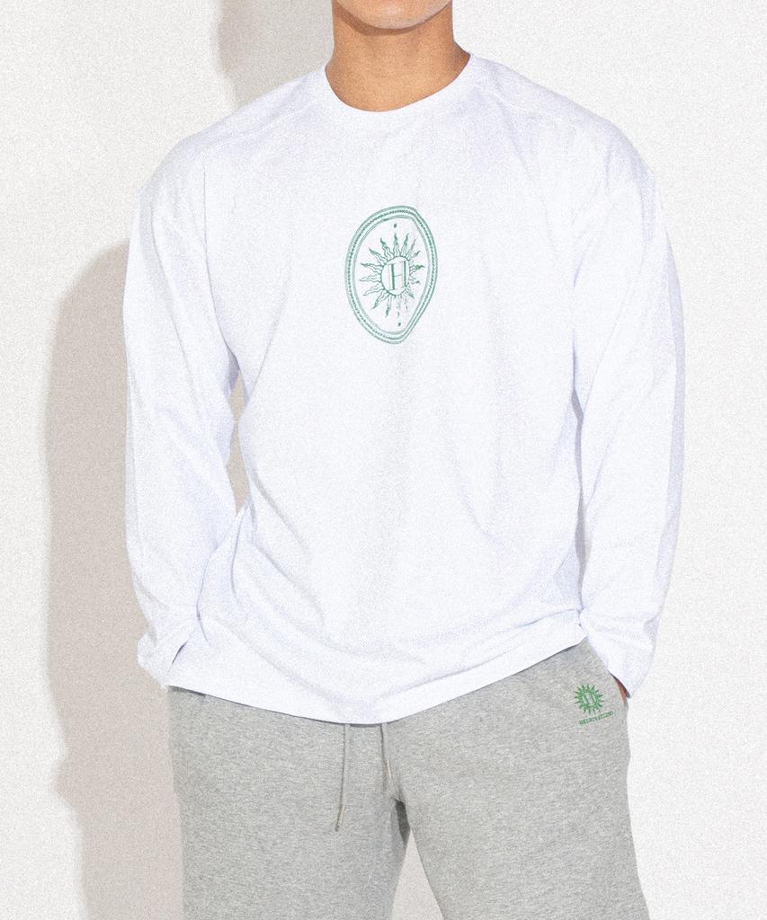 Hellioseu Oversized T-Shirt Signature.1 [White/Green]