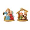 Nativity Set Gift Religious Decor Craft Handmade Collection Decoration Table Ornament for Home Living Room Indoor Desktop Shelf