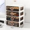 Elegant Vanity Table & Makeup Storage Box with Transparent Drawers