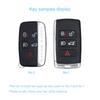 Soft Silicone Key Fob Cover Case for Land Rover Discovery Sport Evoque Defender 5 Buttons Remote Key Shell with Lanyard