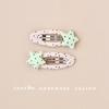 Children's Polka Dot & Star Hair Clips - Macaron Colors