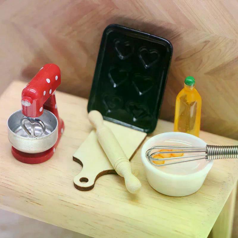 1:12 Dollhouse Miniature Simulation Red Furniture Model Decoration Toy Doll Accessories Decorative Props DIY Craft