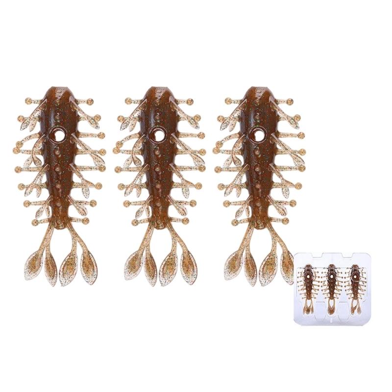 3lots Hollows Floating Sea Cucumber Fishing Lures Realistic Swimming Action Targets For Various Condition