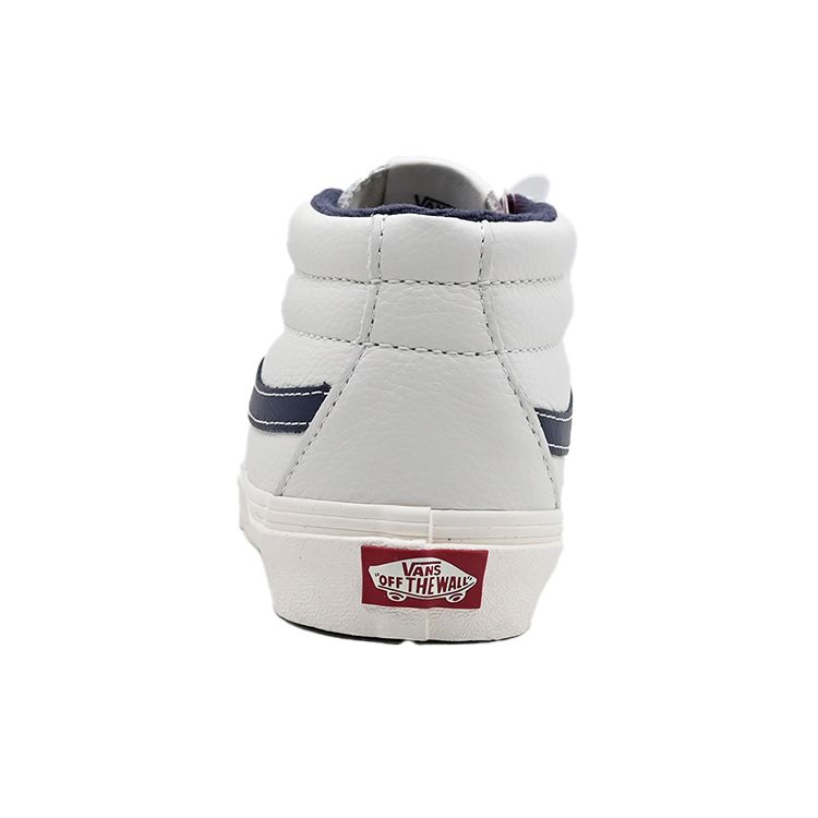 Vans Sk8 Casual Mid-Top Skate Shoes Unisex Sneakers White Blue VN0A3MV8FS8