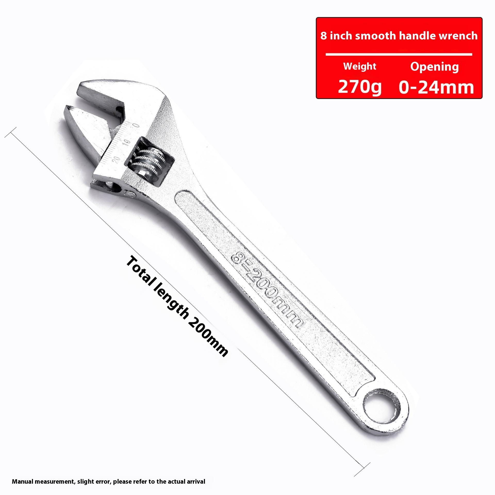 

Разводной ключ с широким зевом, многофункциональный сантехнический ключ, плоскогубцы для запорной трубы, ручной инструмент для технического обслуживания 8 inch light handle wrench