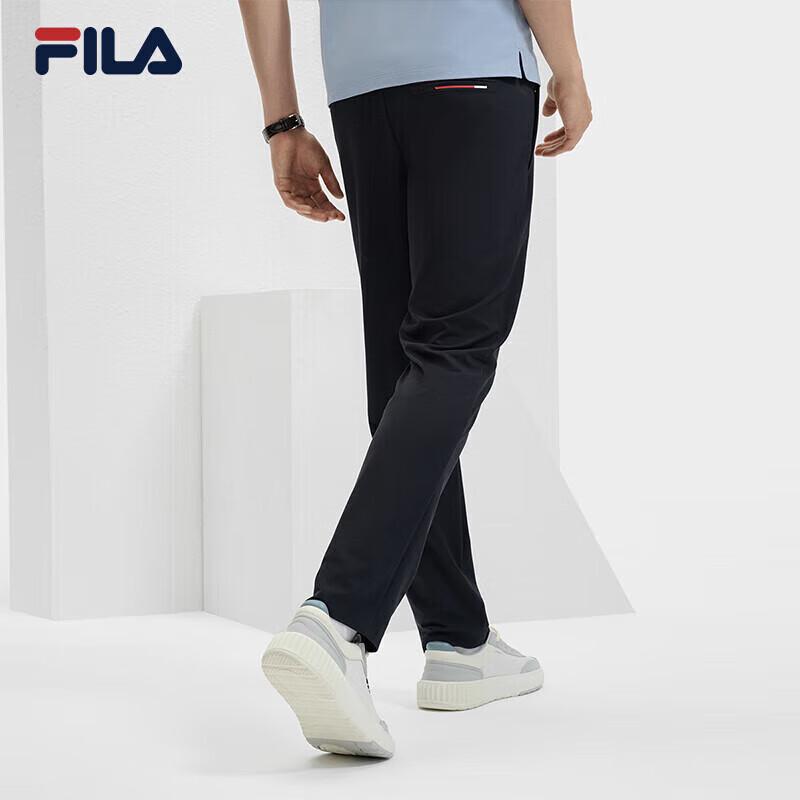 FILA Men's Cool-Feel Casual Straight-Leg Knit Pants