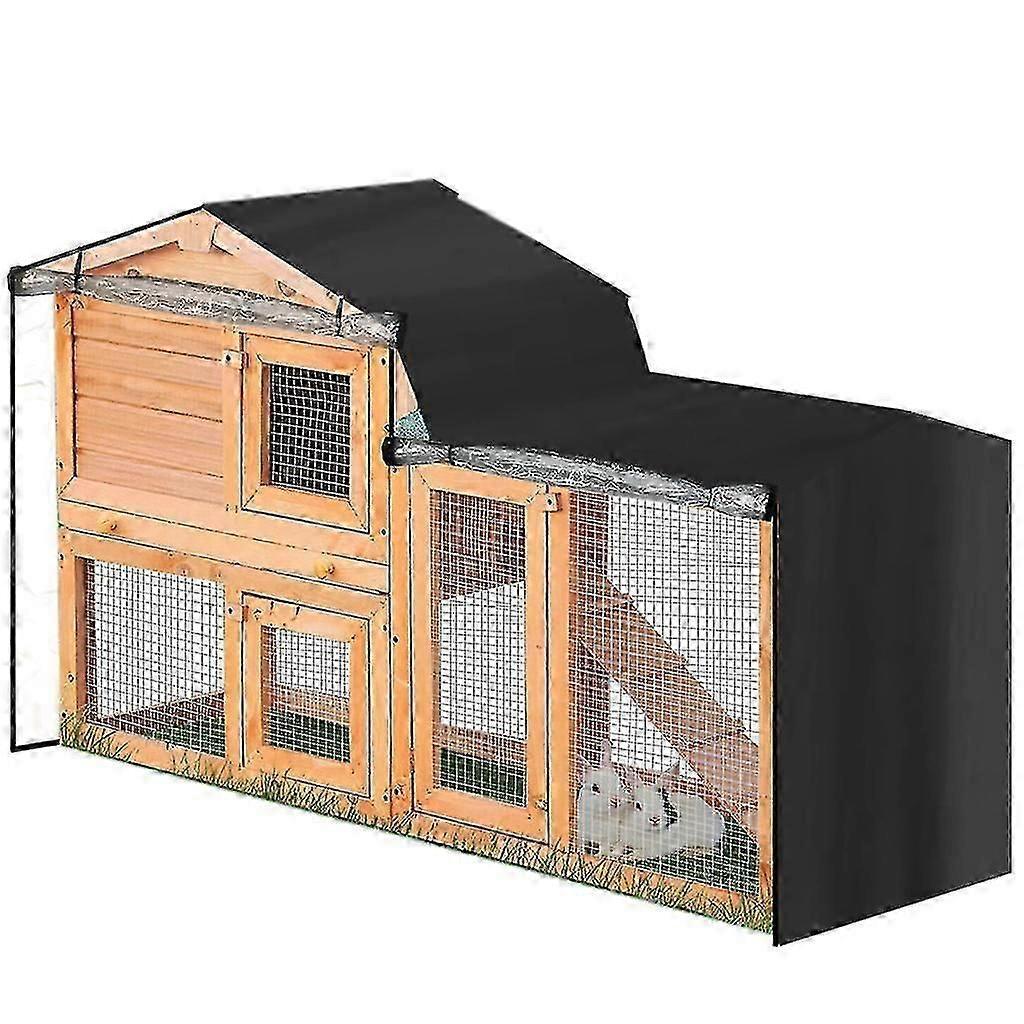 Rabbit Hutch Cover For Double Hutches Waterproof For Bird Cages In Winter