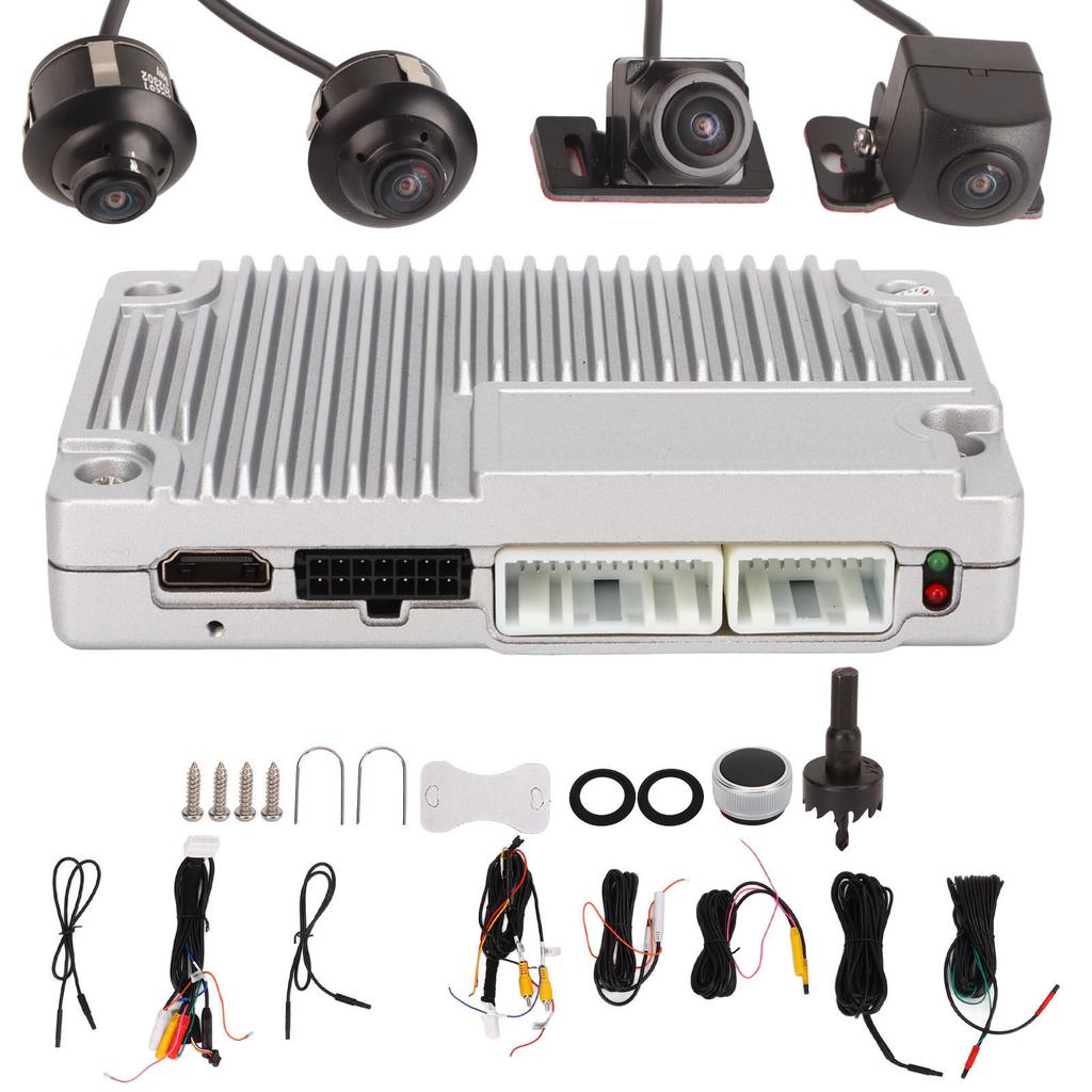 1080P HD Car 360 Degree Bird View Surround System 4 Channel Backup Parking Cameras 2D 3D Multi View for Vehicle