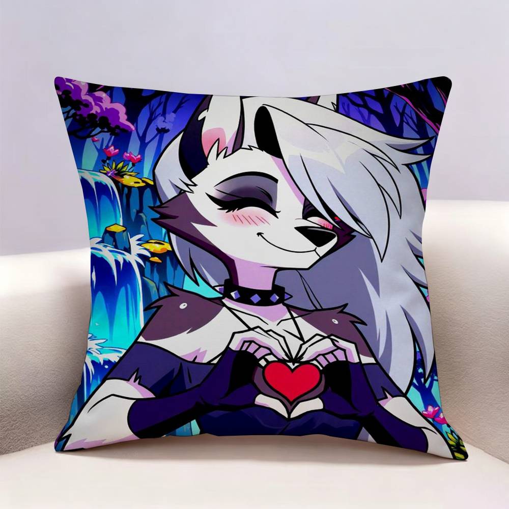 Sassy LLoona Wolf Doublesided print Pillow Case Pattern Printed Pillowcase For Living Room Sofa Cushion Cover