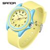 Sanda Unisex Waterproof Quartz Watch for Students - Simple, Versatile Design for School and Exams