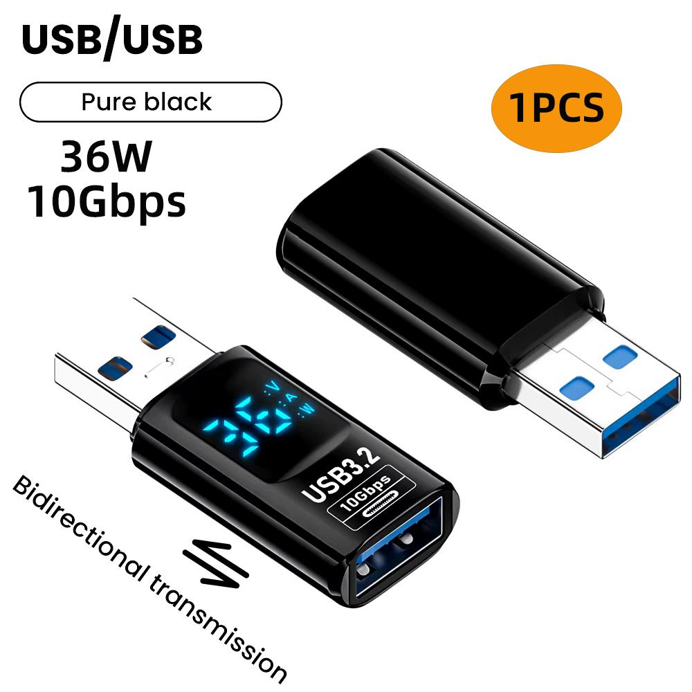 USB 3.2 Digital Display Adapter 10Gbps USB Male TO USB Female Converter Fast Charging Data Transafer USB C Adapter For PC Laptop