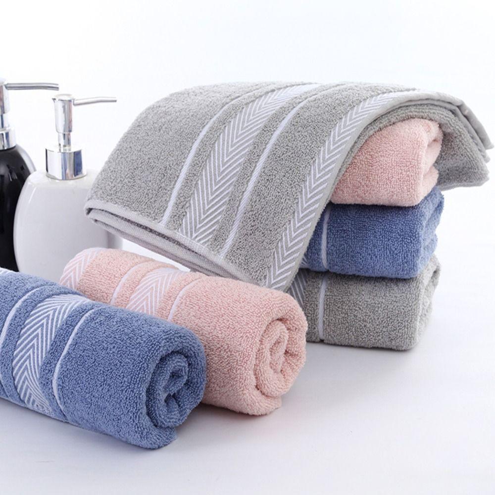 

Thickened Face Towel High Absorbent Shower Towel Portable Cotton Towel Bathroom