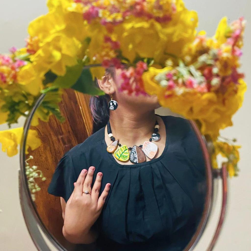 Handmade Terracotta Clay Jewelry Set