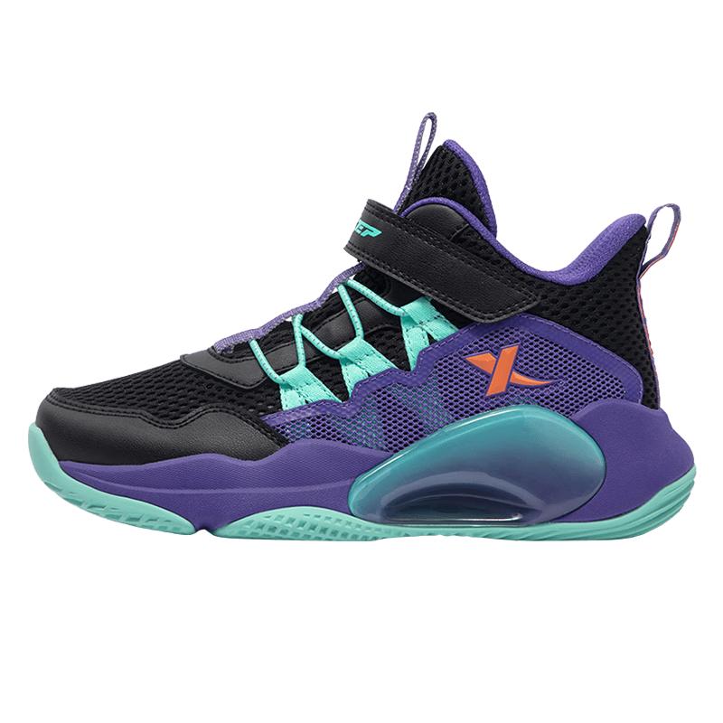 Xtep Kids Velcro Cushioning Basketball Shoes 1.5Y